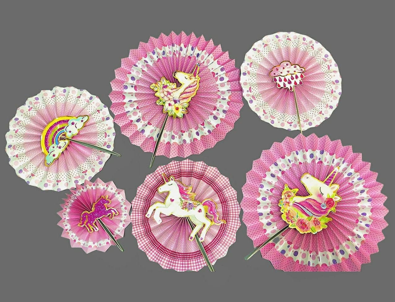 Set Of 6 Unicorn Paper Fan Flower, Chinese Style Red DIY Fan Flower Hanging Paper, Background Wall DIY Paper Flower Fan, Origami Fan DIY Party Supplies, Flower Round Pattern Paper Garlands Party Props Set Of 6 Unicorn Paper Fan Flower, Chinese Style Red DIY Fan Flower Hanging Paper, Background Wall DIY Paper Flower Fan, Origami Fan DIY Party Supplies, Flower Round Pattern Paper Garlands Party Props